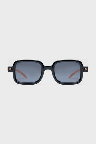 Orange Lens Square Sunglasses