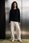 Classic Sweater Pullover / BLACK SWEATER ATTIR-UNISEX