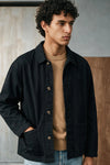 Everyday Twill Overshirt / BLACK OVERSHIRT ATTIR-UNISEX