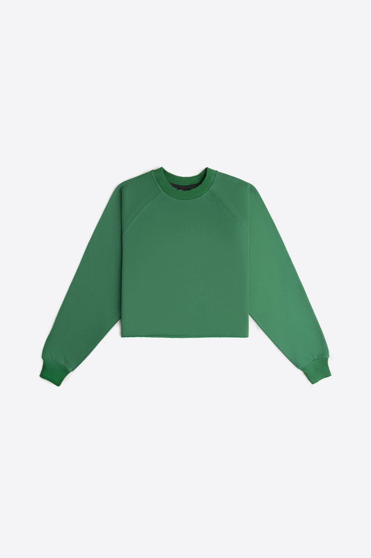 Raglan Sweatshirt in Shamrock Green