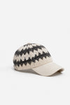 Crochet Panel Baseball Cap / OFF WHITE CAP ATTIR-UNISEX