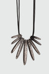Double Bar Pendant Necklace NECKLACE ATTIR-WOMEN