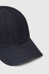 Herringbone Denim Baseball Cap CAP ATTIR-UNISEX