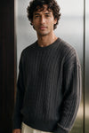 Classic Cable Knit Pullover / GREEN SWEATER ATTIR-MEN