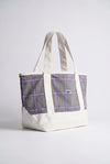 Oversized Tote Bag in Flannel TOTE ATTIR-UNISEX