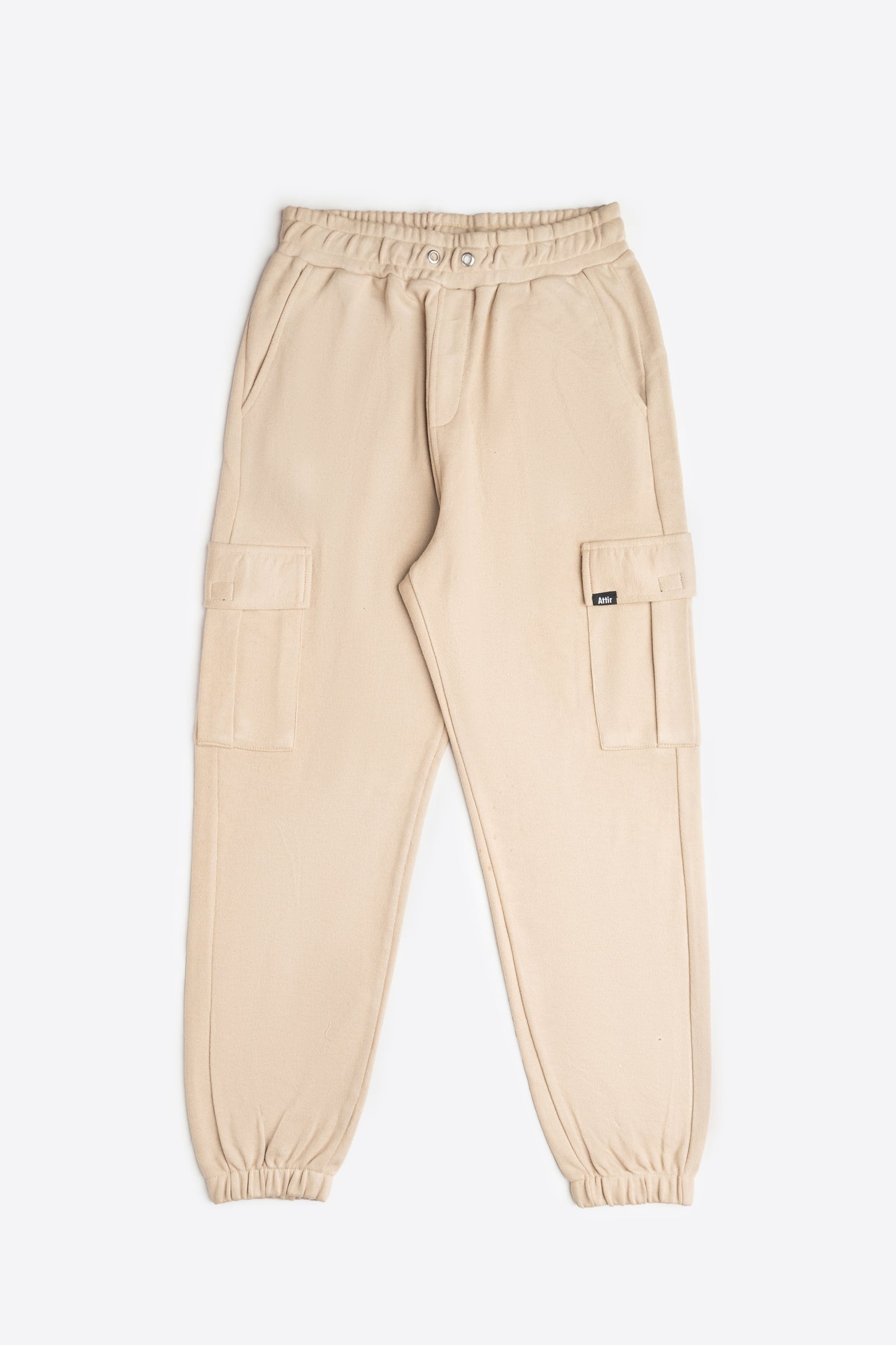 Regular Fit Cargo Trouser in Beige