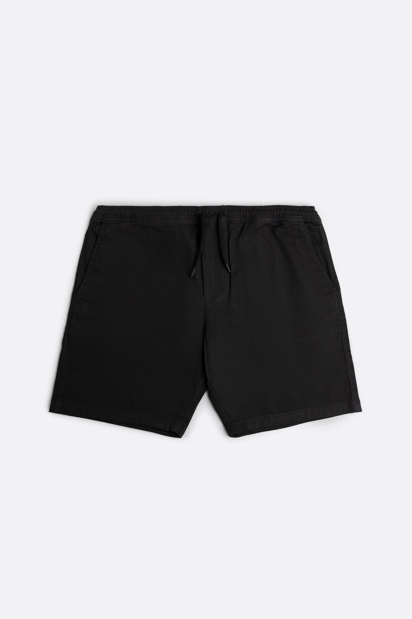Twill Shorts in Black