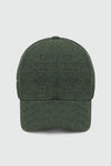 Melange Effect Baseball Cap in Green CAP ATTIR-UNISEX