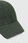 Melange Effect Baseball Cap in Green CAP ATTIR-UNISEX
