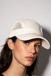 Crochet Panel Baseball Cap in Cream CAP ATTIR-UNISEX