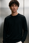Classic Sweater Pullover / BLACK SWEATER ATTIR-UNISEX