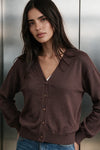 Everyday V-Neck Cardigan / MOCHA CARDIGAN ATTIR-WOMEN