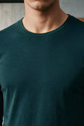 Long Sleeves Perfect T-shirt / GREEN TEE ATTIR-MEN
