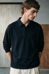 Relaxed-fit Terry Polo Shirt / DARK NAVY POLO ATTIR-MEN