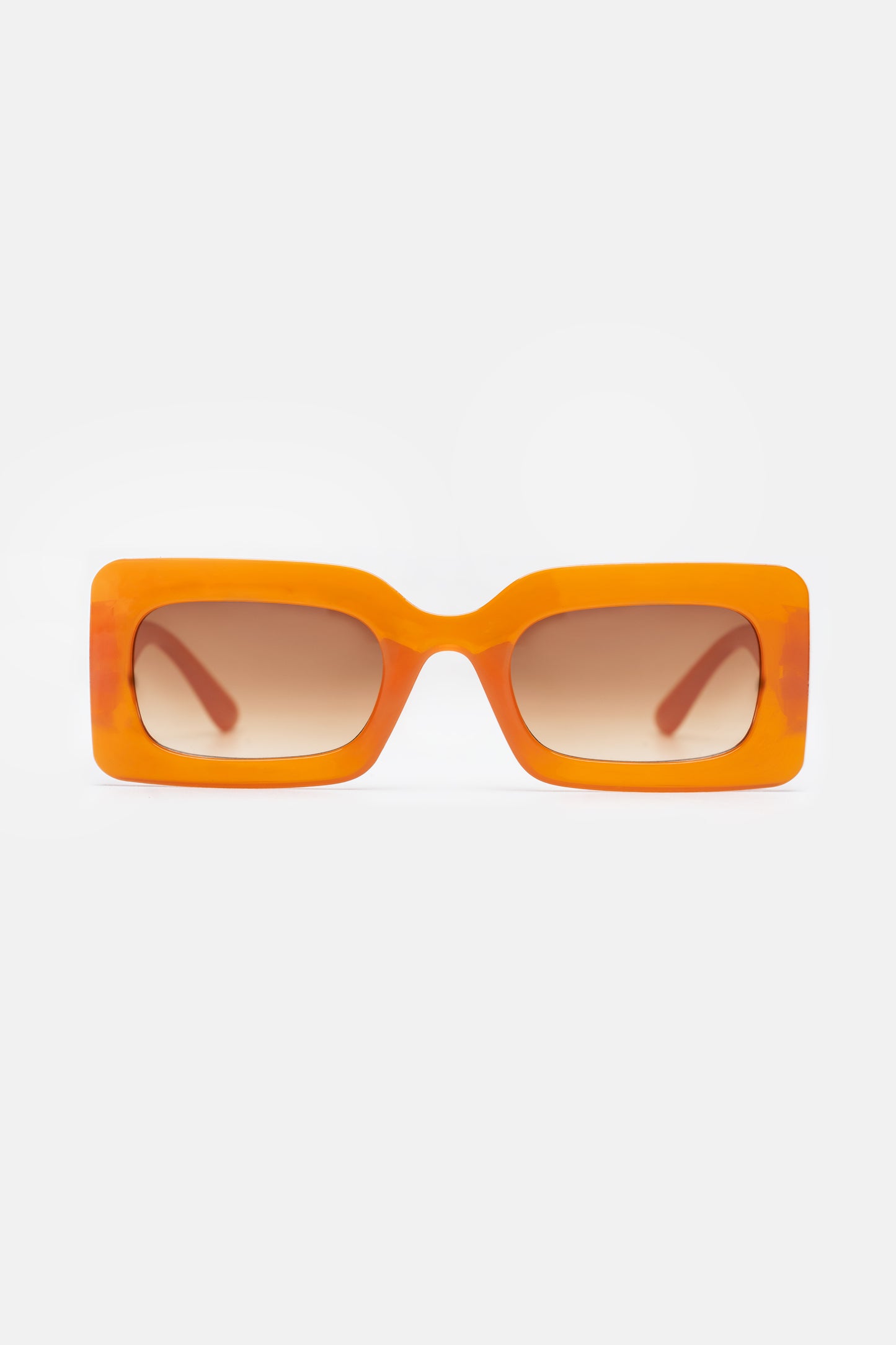 Mid Square Sunglasses in Orange