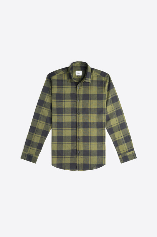 Flannel Button-Down Shirt