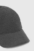 Teddy Fur Baseball Cap in Grey CAP ATTIR-UNISEX
