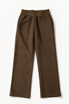Comfy Knit Fleece Trouser / BROWN TROUSER ATTIR-WOMEN