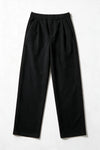 All Day Comfy Pleated Pant / BLACK TROUSER ATTIR-MEN