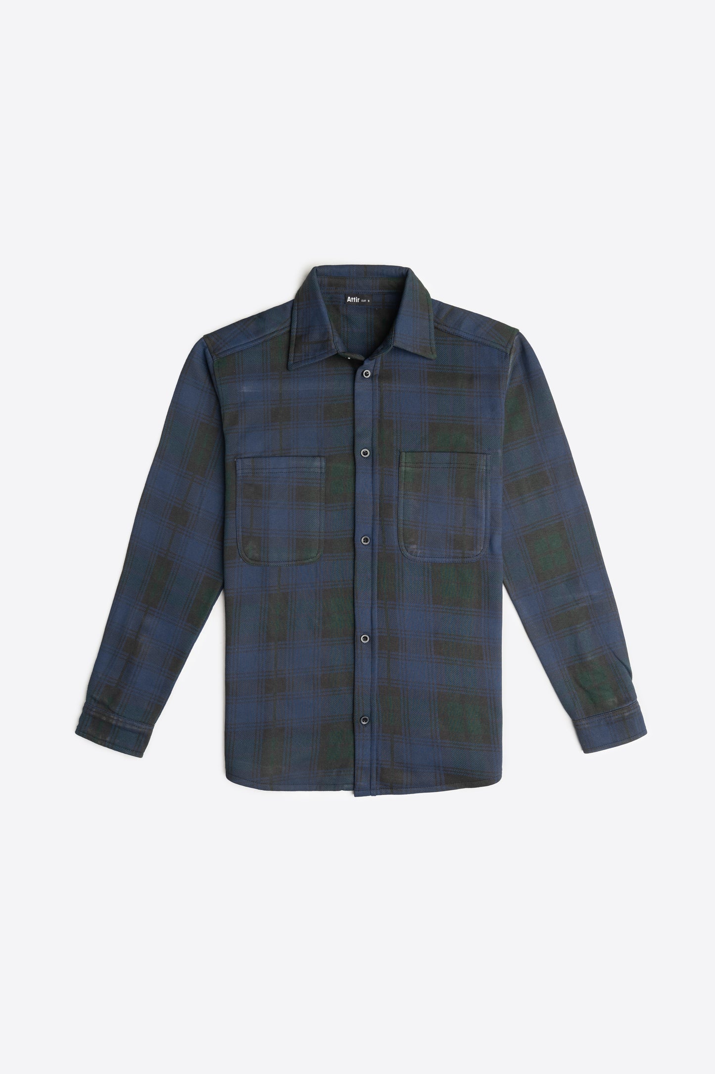 Fleece Shacket in Printed Flannel