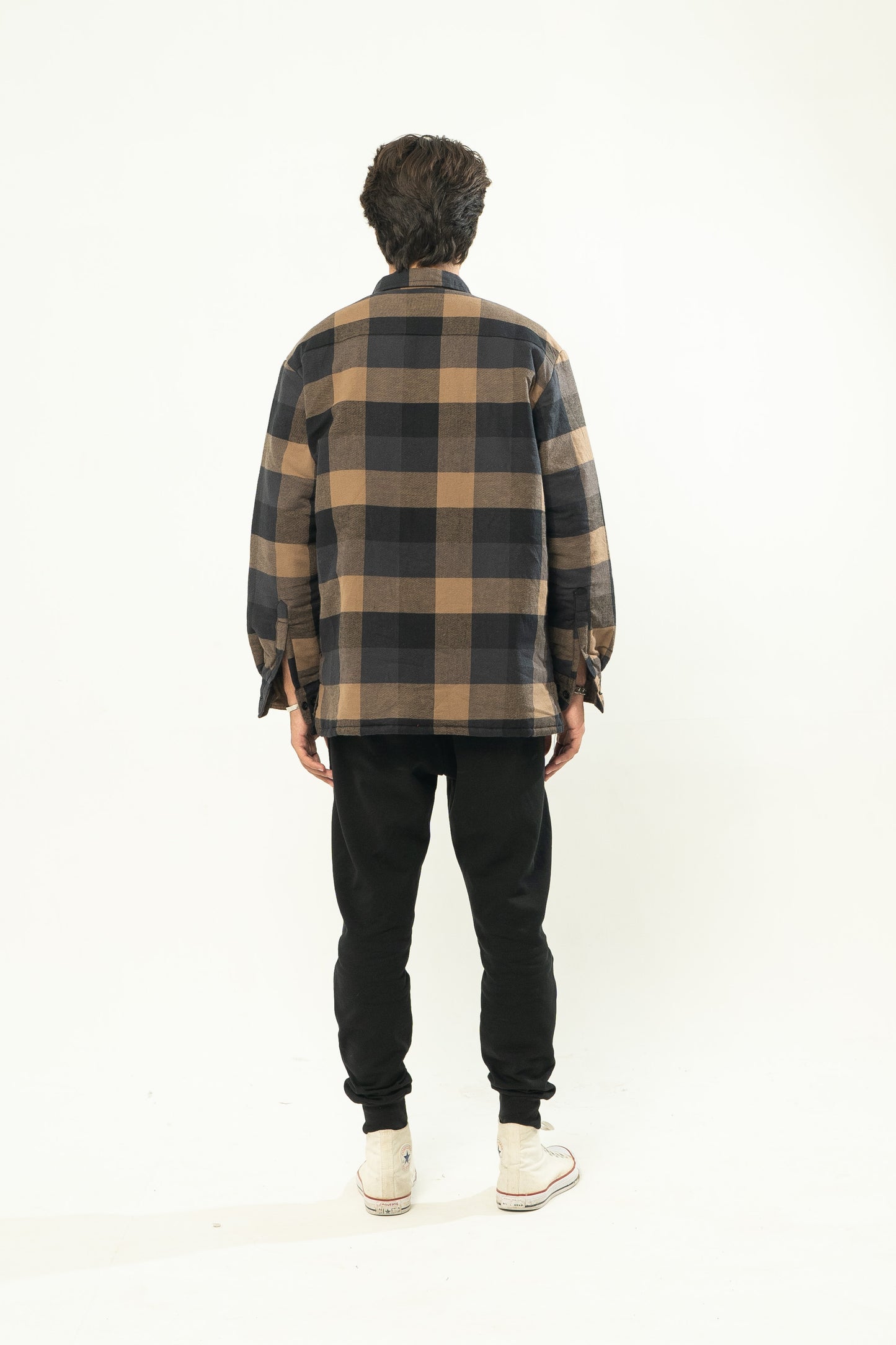 Heavy Flannel Overshirt in Check