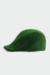 Fuzzy Wool Flat Cap in Green CAP ATTIR-MEN