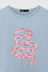 Oversized T-shirt - Pink Snake TEE ATTIR-UNISEX
