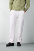 Relaxed Fleece Sweatpants in Ice White BOTTOM ATTIR-MEN