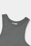 Rib-Knit Tank Top in Heather Grey TANKTOP ATTIR-WOMEN