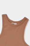 Rib-Knit Tank Top in Nude TANKTOP ATTIR-WOMEN