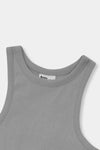 Rib-Knit Tank Top in Space Grey TANKTOP ATTIR-WOMEN