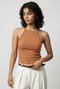 Sleeveless Top in Nude TANKTOP ATTIR-WOMEN