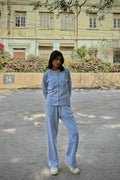 Stretchy Co-ord Set in Grey Marl SET ATTIR-WOMEN