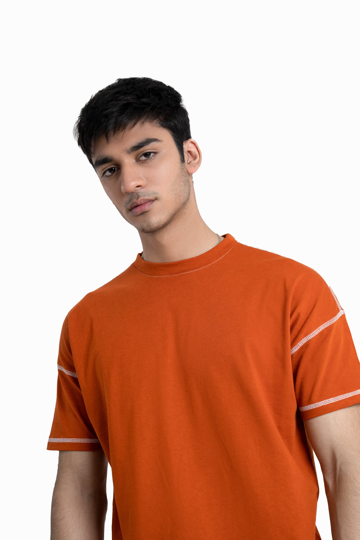 Oversized Overlocked T-shirt