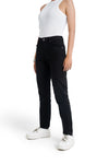 High-Waist Mom Jeans in Black JEAN ATTIR-WOMEN