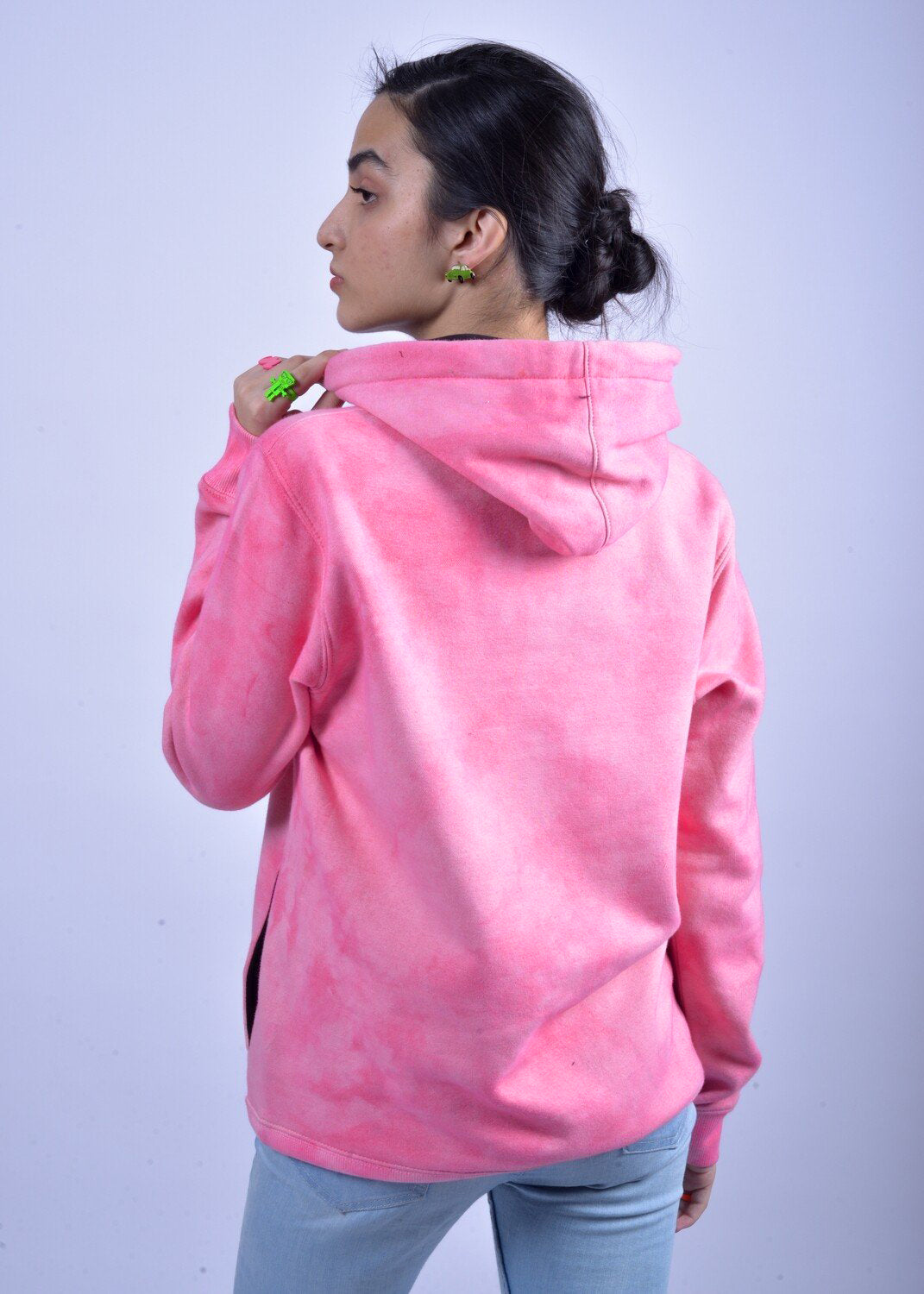 Hoodie in Cloud Pink