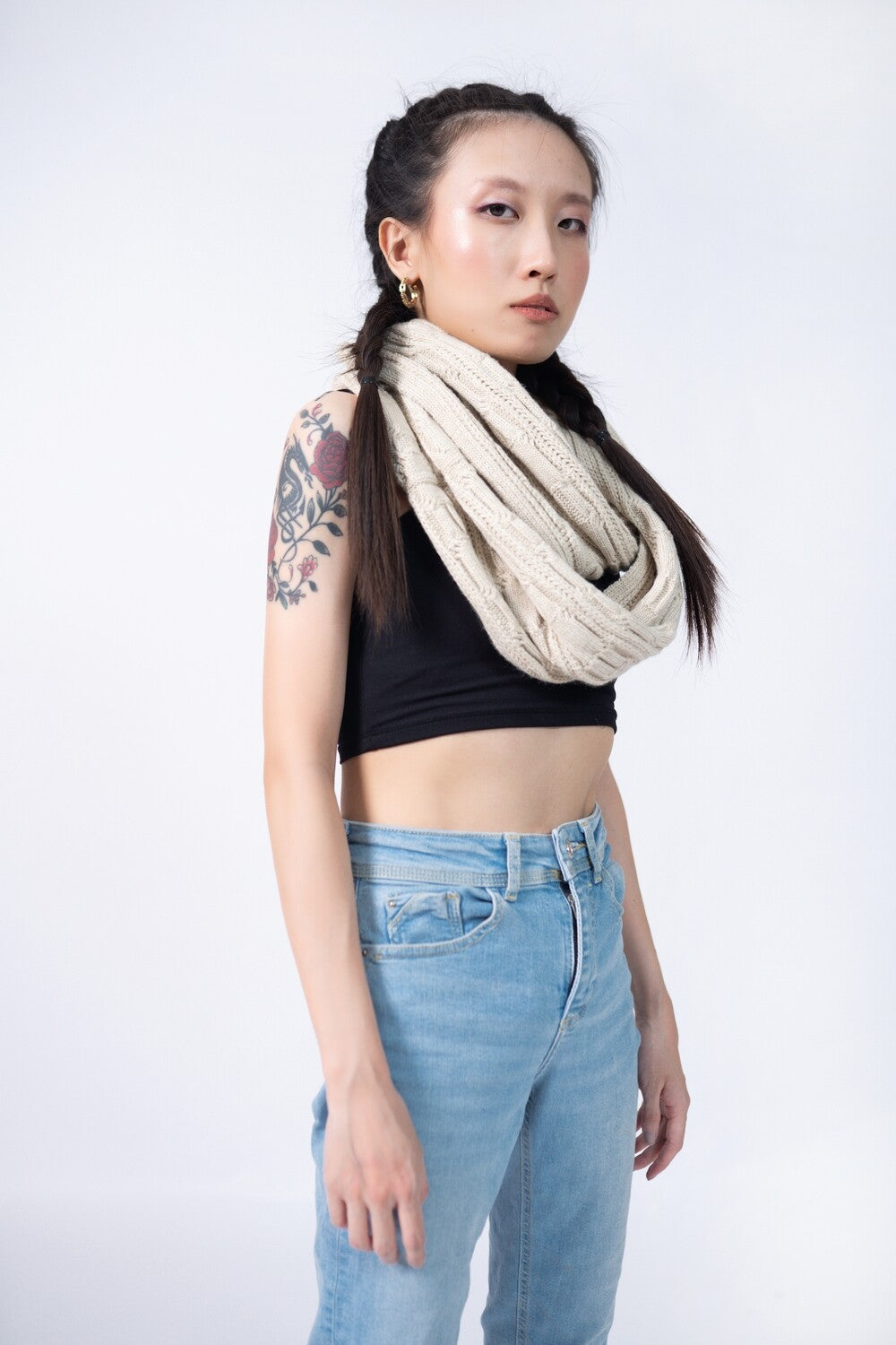Cable Knit Neck Warmer