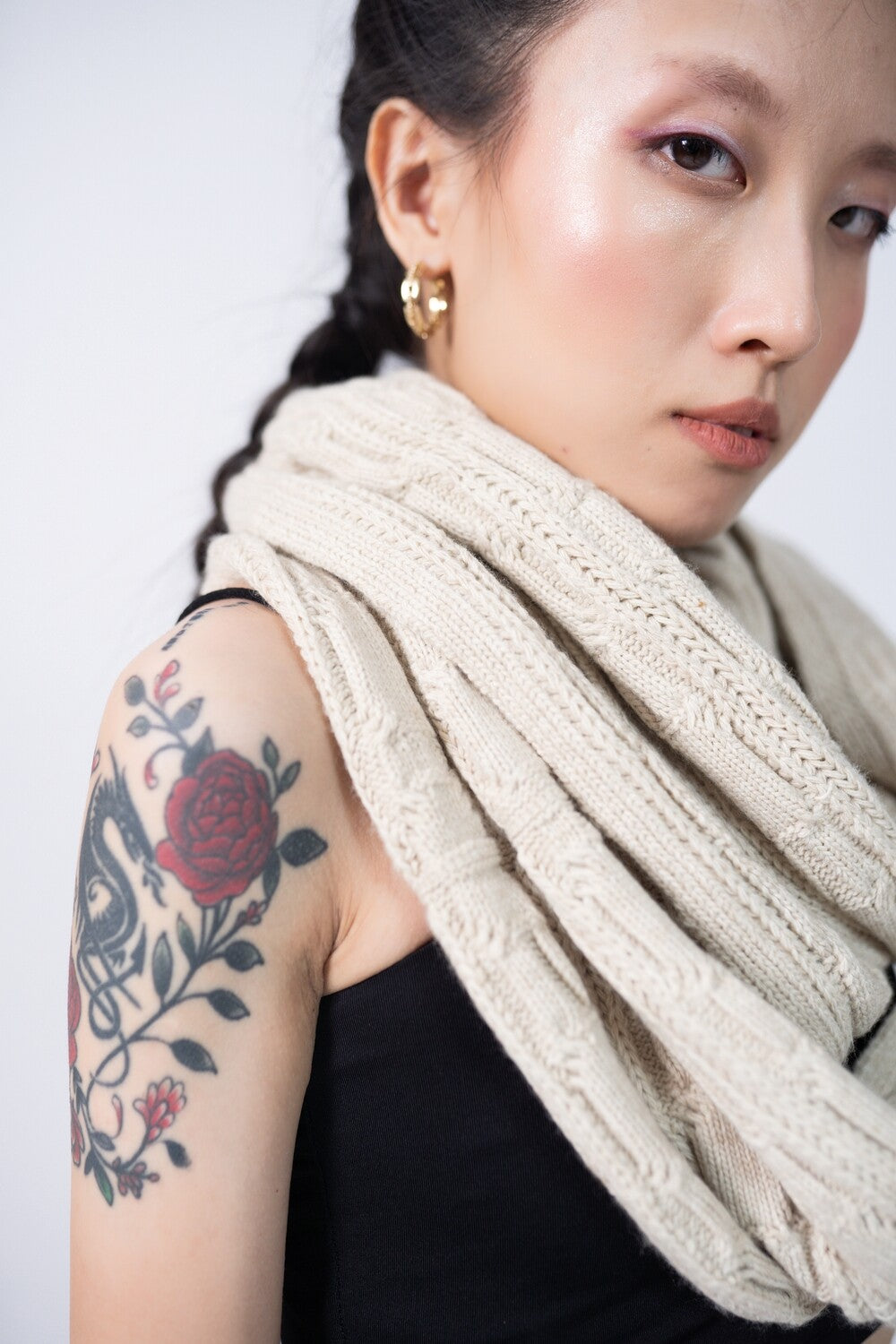 Cable Knit Neck Warmer