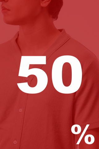 EVERYTHING FOR MEN AT 50% OFF