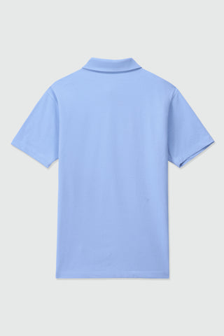 Pique Relaxed-fit Shirt in Sky Blue
