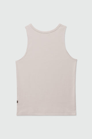 Muscle-fit Tank Top in Sand