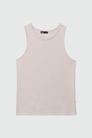 Muscle-fit Tank Top in Sand