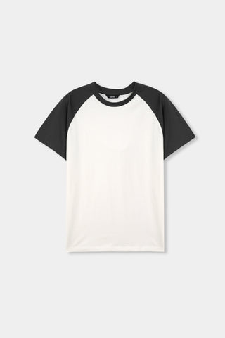 Baseball T-shirt in Ink Black