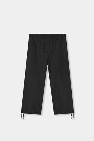 Nylon Parachute Trouser in Black