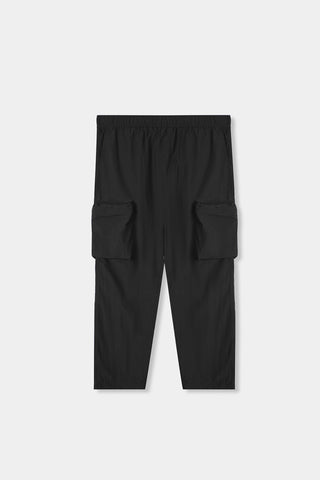 Nylon Parachute Trouser in Black