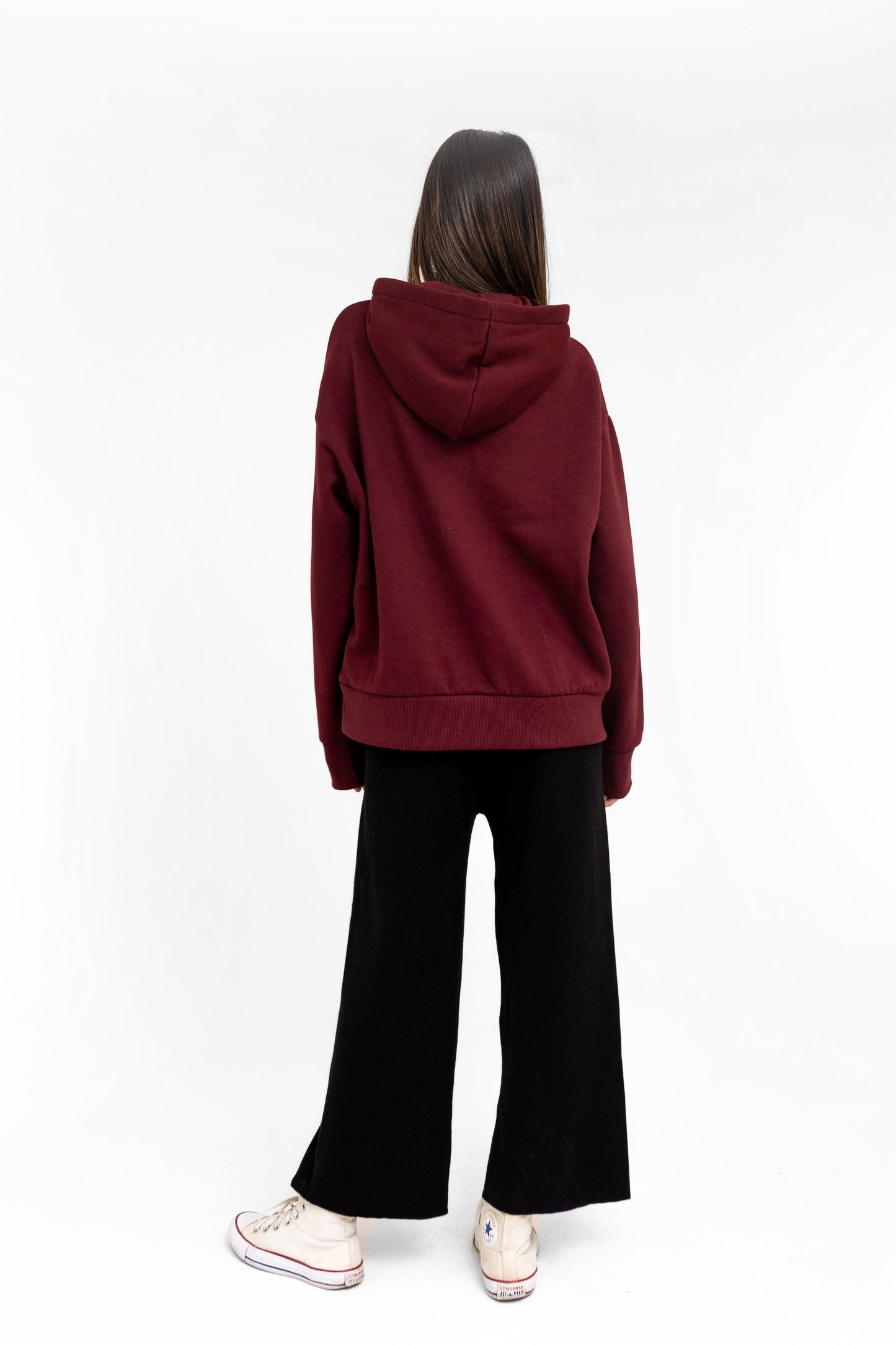 Supersoft Oversized Hoodie in Maroon