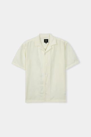 Embossed Camp Collar Shirt