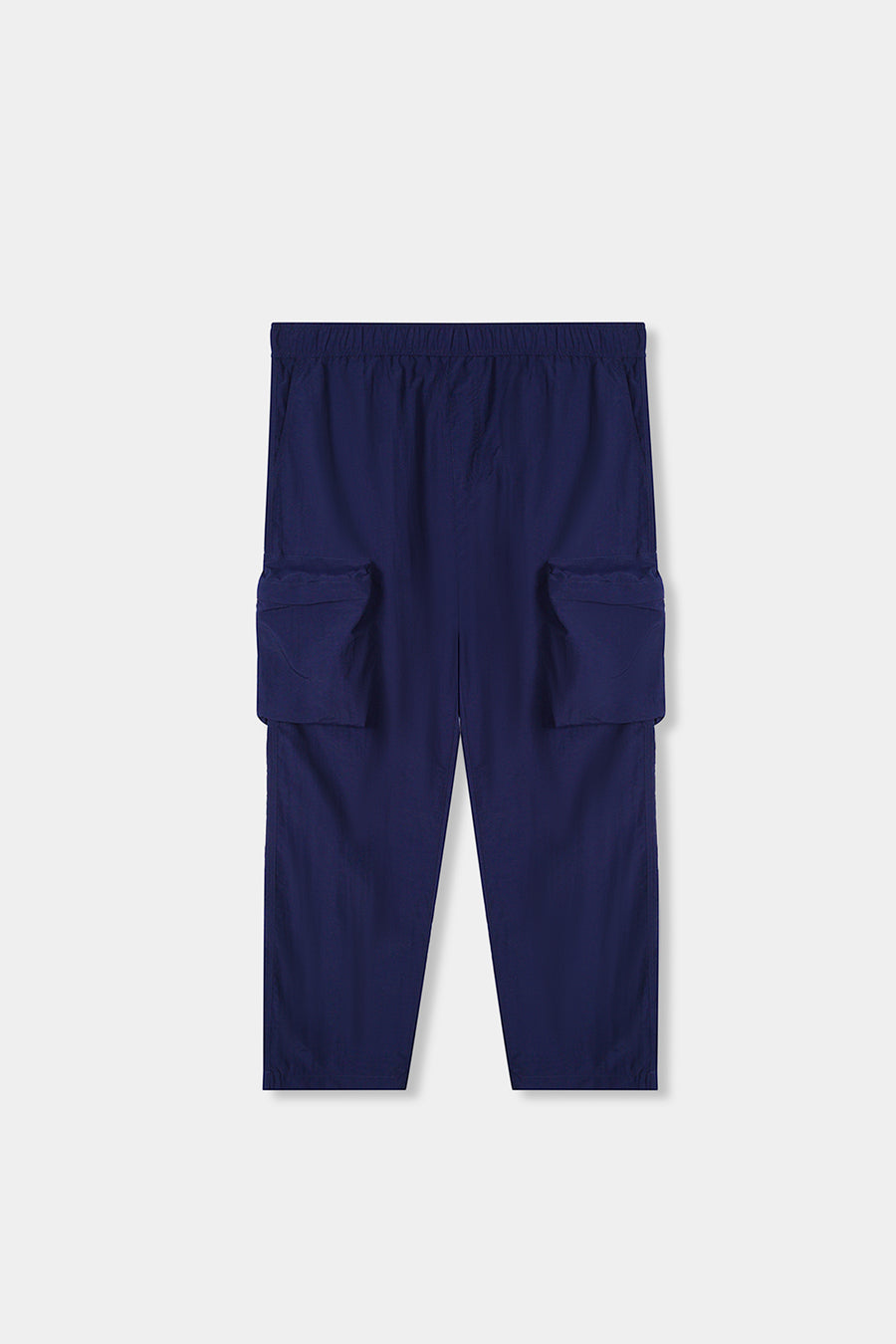 Nylon Parachute Trouser in Navy