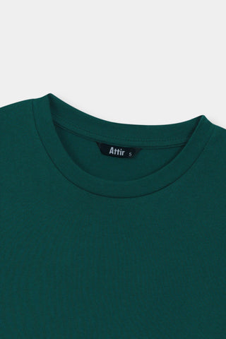 Basic T-shirt in Emerald Green
