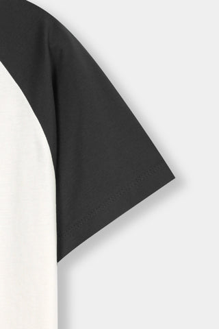 Baseball T-shirt in Ink Black